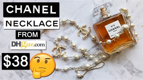 best chanel dhgate|DHgate Chanel necklace.